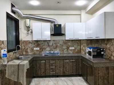 Kitchen Image of 1450 Sq.ft 2 BHK Builder Floor for rent in Sector 52A Gurgaon for Rs. 65000