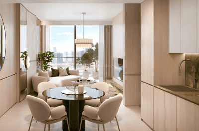 Kitchen Image of 398 Sq.ft 1 RK Apartment / Flat for sale in Dubailand Dubai for Rs. 19194754