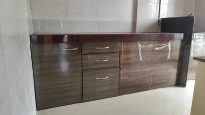 Kitchen Image of 710 Sq.ft 1 BHK Apartment / Flat for rent in Sangam Residency, Airoli Navi Mumbai for Rs. 30000