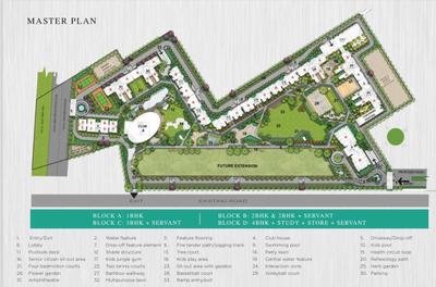 Image of 1715 Sq.ft 2.5 BHK Apartment / Flat for sale in Kashish Manor One, Sector 111, Gurgaon for Rs. 21000000