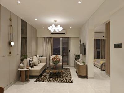 Living Room Image of 725 Sq.ft 2 BHK Apartment / Flat for sale in Siddha Sky, Sion Mumbai for Rs. 18500000