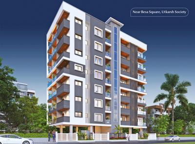 Image of 1500 Sq.ft 3 BHK Apartment / Flat for sale in Besa, Nagpur for Rs. 6360000