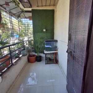 Balcony Image of 670 Sq.ft 1 BHK Apartment / Flat for sale in Indira Nagar Nashik for Rs. 3400000