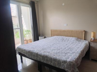 Bedroom Image of 1500 Sq.ft 2 BHK Builder Floor for rent in Hauz Khas New Delhi for Rs. 85000