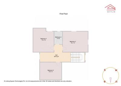 Image of 2756 Sq.ft 5 BHK Apartment / Flat for sale in Wilson Garden, Bengaluru for Rs. 36150000