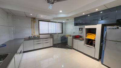 Kitchen Image of 2505 Sq.ft 3 BHK Apartment / Flat for sale in Happy Home Celebrity Greens, Bhimrad Surat for Rs. 19000000