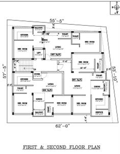 Floor Plan Image of 1596 Sq.ft 3 BHK Apartment / Flat for sale in Perumbakkam Chennai for Rs. 10800000