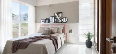 Bedroom Image of 1015 Sq.ft 2 BHK Apartment / Flat for sale in Godrej Splendour by Godrej Properties Ltd. , K R Puram Bengaluru for Rs. 13700000