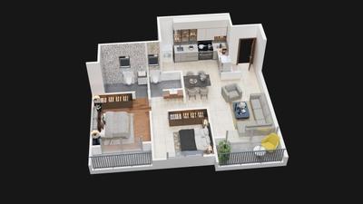 Image of 1046 Sq.ft 2 BHK Apartment / Flat for sale in Mahagaja Anant, Chikhali, Pune for Rs. 7000000