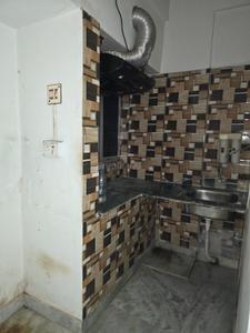 Kitchen Image of 850 Sq.ft 3 BHK Builder Floor for rent in Baghajatin Enclave, Santoshpur Kolkata for Rs. 20000