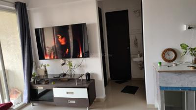 Living Room Image of 650 Sq.ft 1 BHK Apartment / Flat for rent in Mantra Essence, Undri Pune for Rs. 15000