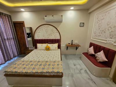 Bedroom Image of 550 Sq.ft 1 RK Studio for rent in Jagatpura Jaipur for Rs. 22000