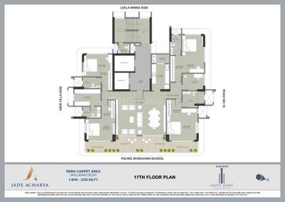 Image of 1191 Sq.ft 3 BHK Apartment / Flat for sale in Jade Acharya, Matunga East, Mumbai for Rs. 65000000