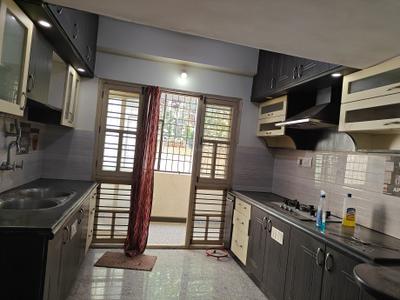 Kitchen Image of 1500 Sq.ft 3 BHK Apartment / Flat for rent in Kaggadasapura Bengaluru for Rs. 45000