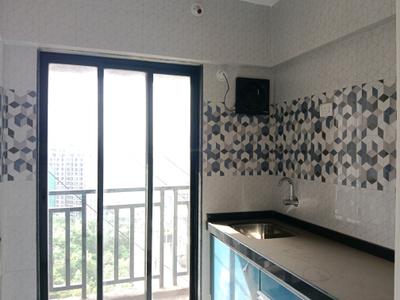 Kitchen Image of 640 Sq.ft 1 BHK Apartment / Flat for sale in Raunak Unnathi Woods Phase 3, Kasarvadavali Thane for Rs. 6300000