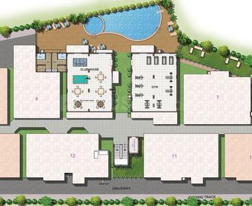 Image of 1714 Sq.ft 3 BHK Apartment / Flat for sale in Mana Placido Apartments, Whitefield, Bengaluru for Rs. 17500000