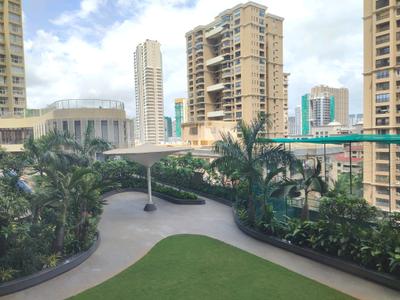 Living Room Image of 1200 Sq.ft 3 BHK Apartment / Flat for rent in Runwal Elegante, Andheri West Mumbai for Rs. 180000