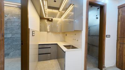 Kitchen Image of 550 Sq.ft 2 BHK Builder Floor for sale in Nangli Sakrawati New Delhi for Rs. 3500000