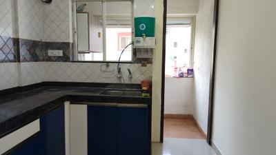 Kitchen Image of 800 Sq.ft 2 BHK Apartment / Flat for rent in Mayuri Optimum, Pisoli Pune for Rs. 18000