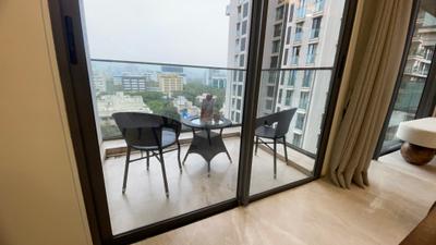 Balcony Image of 1650 Sq.ft 3 BHK Apartment / Flat for sale in Rustomjee Seasons, Bandra East Mumbai for Rs. 110000000