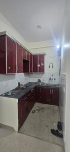 Kitchen Image of 500 Sq.ft 1 BHK Builder Floor for rent in Vaishali Ghaziabad for Rs. 16000