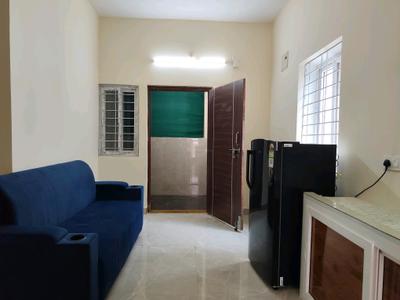 Living Room Image of 653 Sq.ft 1 BHK Apartment / Flat for rent in Kondapur Hyderabad for Rs. 21000