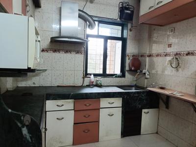 Kitchen Image of 850 Sq.ft 2 BHK Apartment / Flat for rent in Virat Tower, Kalwa Thane for Rs. 35000