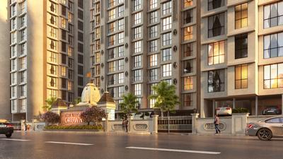 Image of 630 Sq.ft 1 BHK Apartment / Flat for sale in Shree Jari The Vaidiki Crown, Kalyan East, Kalyan for Rs. 4000000