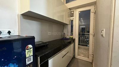 Kitchen Image of 750 Sq.ft 1 BHK Apartment / Flat for rent in Ramkrishna Apartments, Mansarovar Jaipur for Rs. 9000