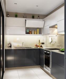 Kitchen Image of 1010 Sq.ft 2 BHK Apartment / Flat for sale in Sobha Dream Gardens Phase 5 Wing 10, Kannuru Bengaluru for Rs. 13000000