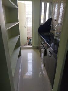 Kitchen Image of 558 Sq.ft 1 BHK Builder Floor for rent in Kondapur Hyderabad for Rs. 24000