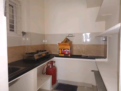 Kitchen Image of 560 Sq.ft 1 BHK Apartment / Flat for rent in Kondapur Hyderabad for Rs. 26000