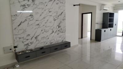 Living Room Image of 2124 Sq.ft 3 BHK Apartment / Flat for rent in Prestige Beverly Hills, Kokapet Hyderabad for Rs. 80000