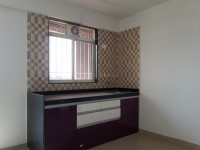 Kitchen Image of 650 Sq.ft 1 BHK Apartment / Flat for rent in Rajhans Kshitij, Vasai West Vasai for Rs. 16000