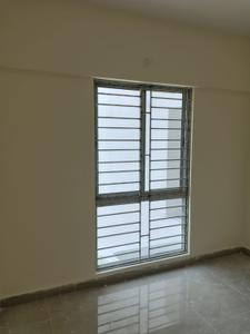 Bedroom Image of 901 Sq.ft 3 BHK Apartment / Flat for rent in Shapoorji Pallonji Shukhobrishti, New Town Kolkata for Rs. 20000