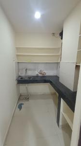 Kitchen Image of 600 Sq.ft 1 BHK Apartment / Flat for rent in Banjara Hills Hyderabad for Rs. 22000