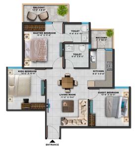 3 BHK Flat