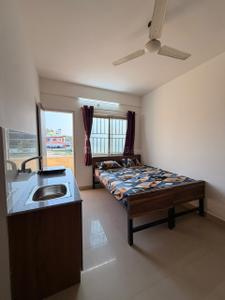 Bedroom Image of 380 Sq.ft 1 RK Builder Floor for rent in Mahadevapura Bengaluru for Rs. 18000