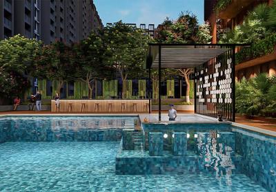 Image of 1251 Sq.ft 3 BHK Apartment / Flat for sale in Kohinoor Central Park Phase 1, Maan, Pune for Rs. 9200000