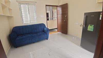 Living Room Image of 700 Sq.ft 1 BHK Apartment / Flat for rent in Kondapur Hyderabad for Rs. 21000
