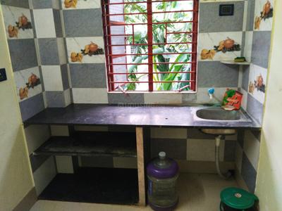 Kitchen Image of 450 Sq.ft 1 RK Independent House for rent in Omarhati Kolkata for Rs. 5500