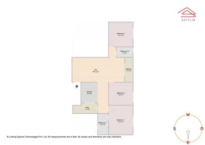 Image of 1230 Sq.ft 3 BHK Apartment / Flat for sale in Vaibhav Pride by Vaibhav Developers, Rajajinagar, Bengaluru for Rs. 18000000