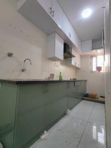 Kitchen Image of 850 Sq.ft 1 BHK Builder Floor for rent in HSR Layout Bengaluru for Rs. 25000