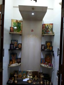 Pooja Room Image of 1120 Sq.ft 2 BHK Apartment / Flat for sale in Sri bhagwan arcade, RMV Extension Stage 2 Bengaluru for Rs. 12500000
