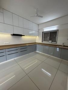 Kitchen Image of 2800 Sq.ft 4 BHK Apartment / Flat for rent in Darshanam Club Life, Undera Vadodara for Rs. 42000