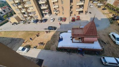Balcony Image of 570 Sq.ft 2 BHK Apartment / Flat for sale in Vashisth Heights, Sector 87 Faridabad for Rs. 4700000