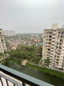 Balcony Image of 1003 Sq.ft 3 BHK Apartment / Flat for rent in Merlin Maximus, Sodepur Kolkata for Rs. 20000