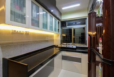 Kitchen Image of 610 Sq.ft 1 BHK Apartment / Flat for sale in Drushti Sai Pradnya, Chembur Mumbai for Rs. 12500000