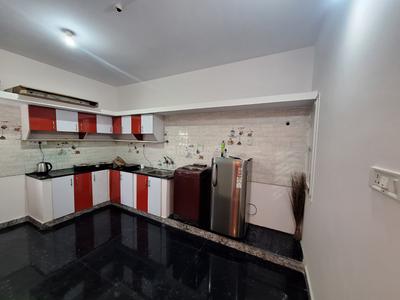 Kitchen Image of 1100 Sq.ft 2 BHK Builder Floor for rent in Hulimavu Bengaluru for Rs. 28000