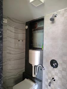 Common Bathroom Image of 520 Sq.ft 1 BHK Apartment / Flat for rent in Abrol Krishna Green Land Park, Kasarvadavali Thane for Rs. 17999